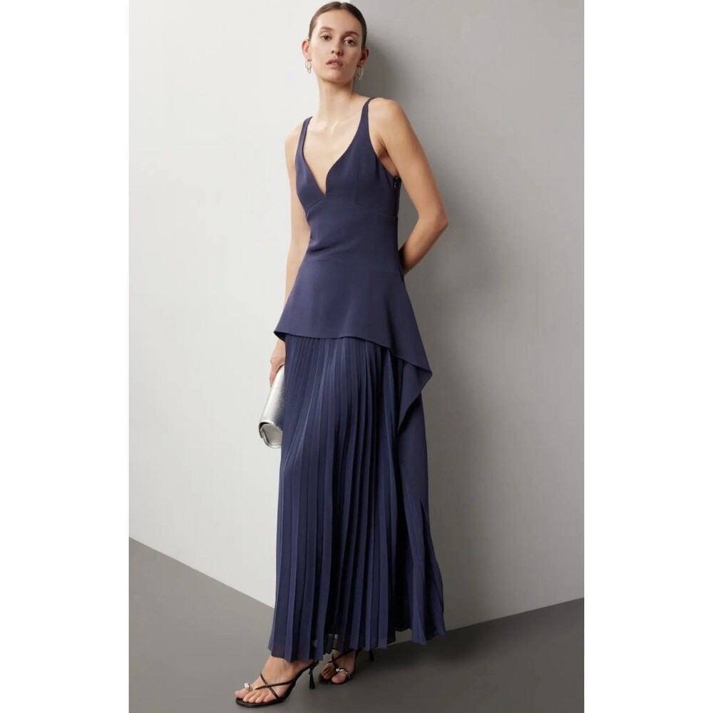 Simkhai Sequoia Sleeveless VNeck Midi Dress Size 2